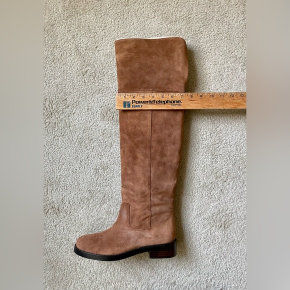 J.Crew Over the Knee Suede Riding Boots Rich Walnut STYLE #BA770
UPPER:LEATHER - Picture 8 of 9